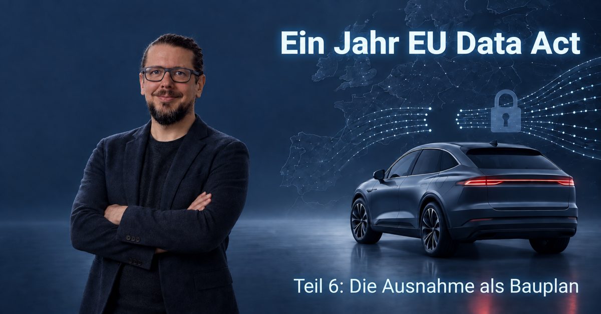 Die Ausnahme als Bauplan