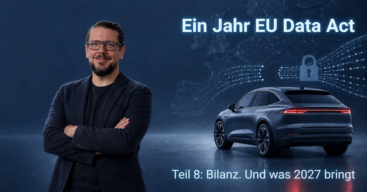 Bilanz. Und was 2027 bringt