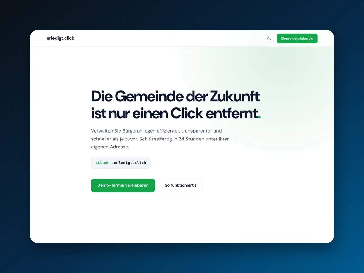 Home page of erledigt.click